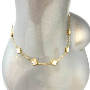 😍NEW Clover Release 2026 Gold & Mother of Pearl Clover Necklace